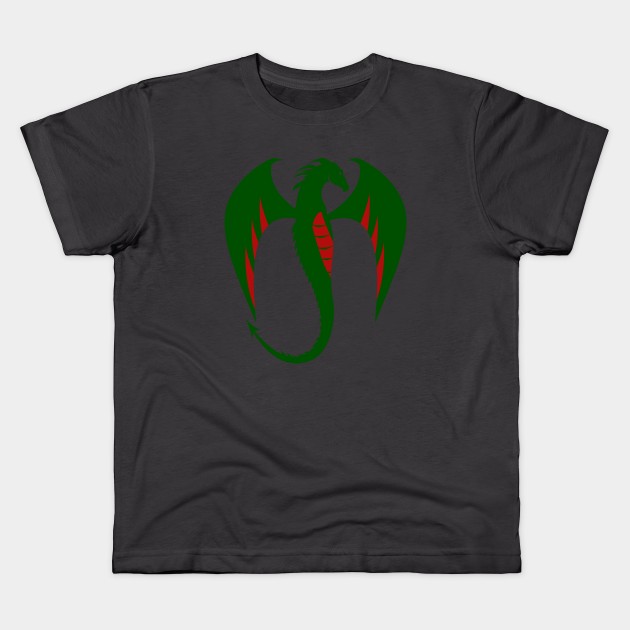 the dragon from the flagon Kids T-Shirt by Flush Gorden